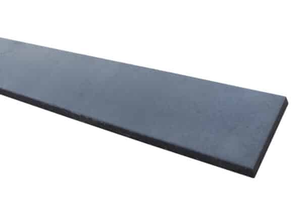 Glad beton, onderplaat dubbel, antraciet