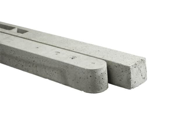 Stampbeton, tussenpaal met zadelkop, grijs