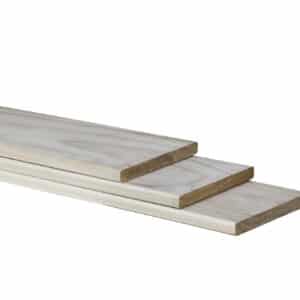 Geschaafde Accoya houten plank voor tuinprojecten