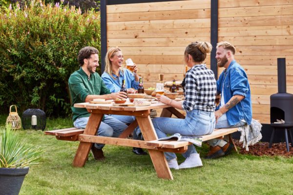 Picknicktafel Hardhout - Afbeelding 2