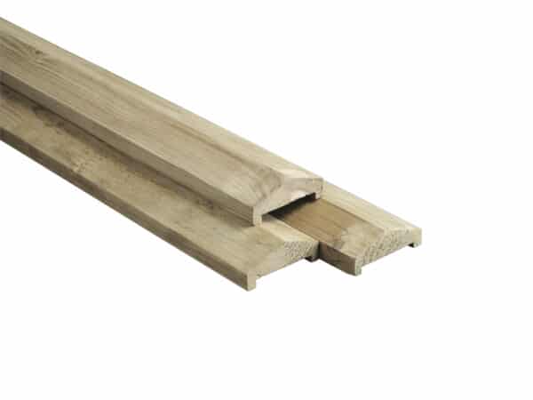 Naaldhout, Celfix afdeklat met dakprofiel, sponningsmaat 6,8cm x 0,8cm