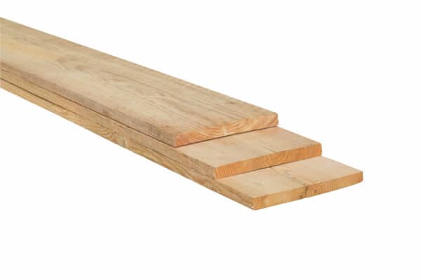 Douglas plank bezaagd